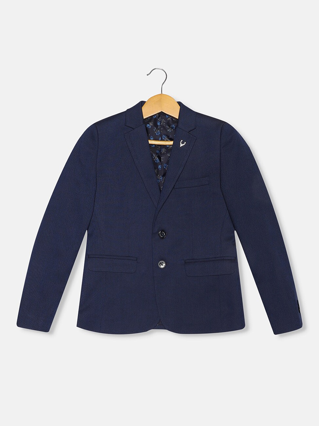 

Allen Solly Junior Boys Single-Breasted Blazer, Navy blue