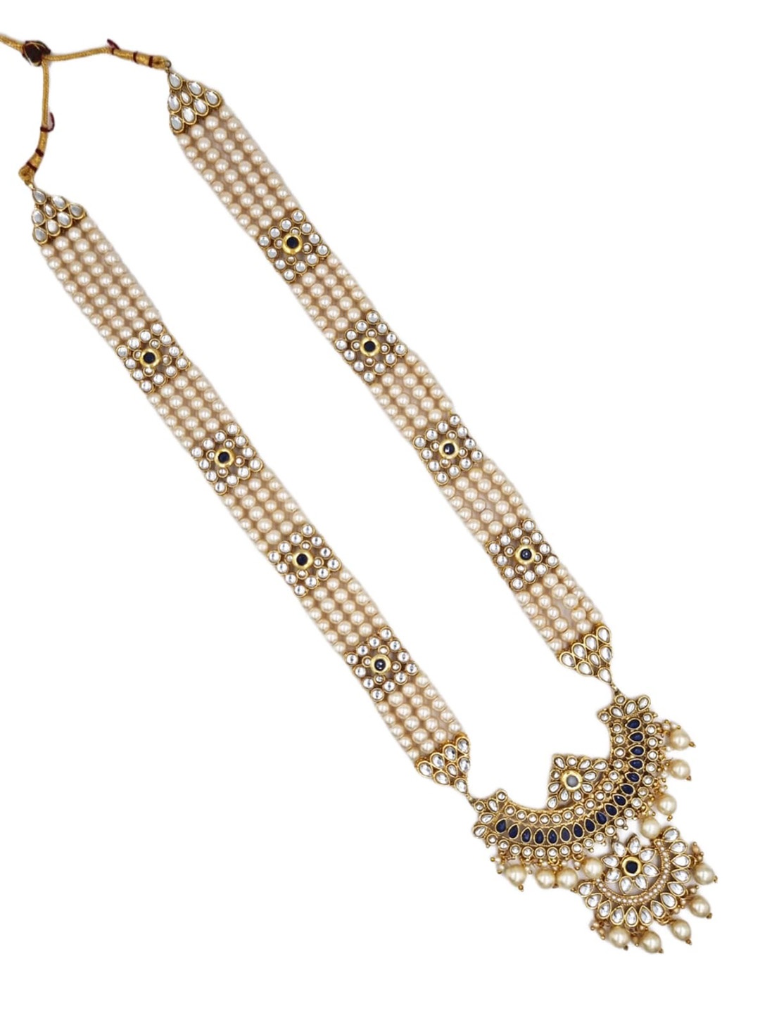

Anouk Gold-Plated Kundan-Studded & Beaded Jewellery Set