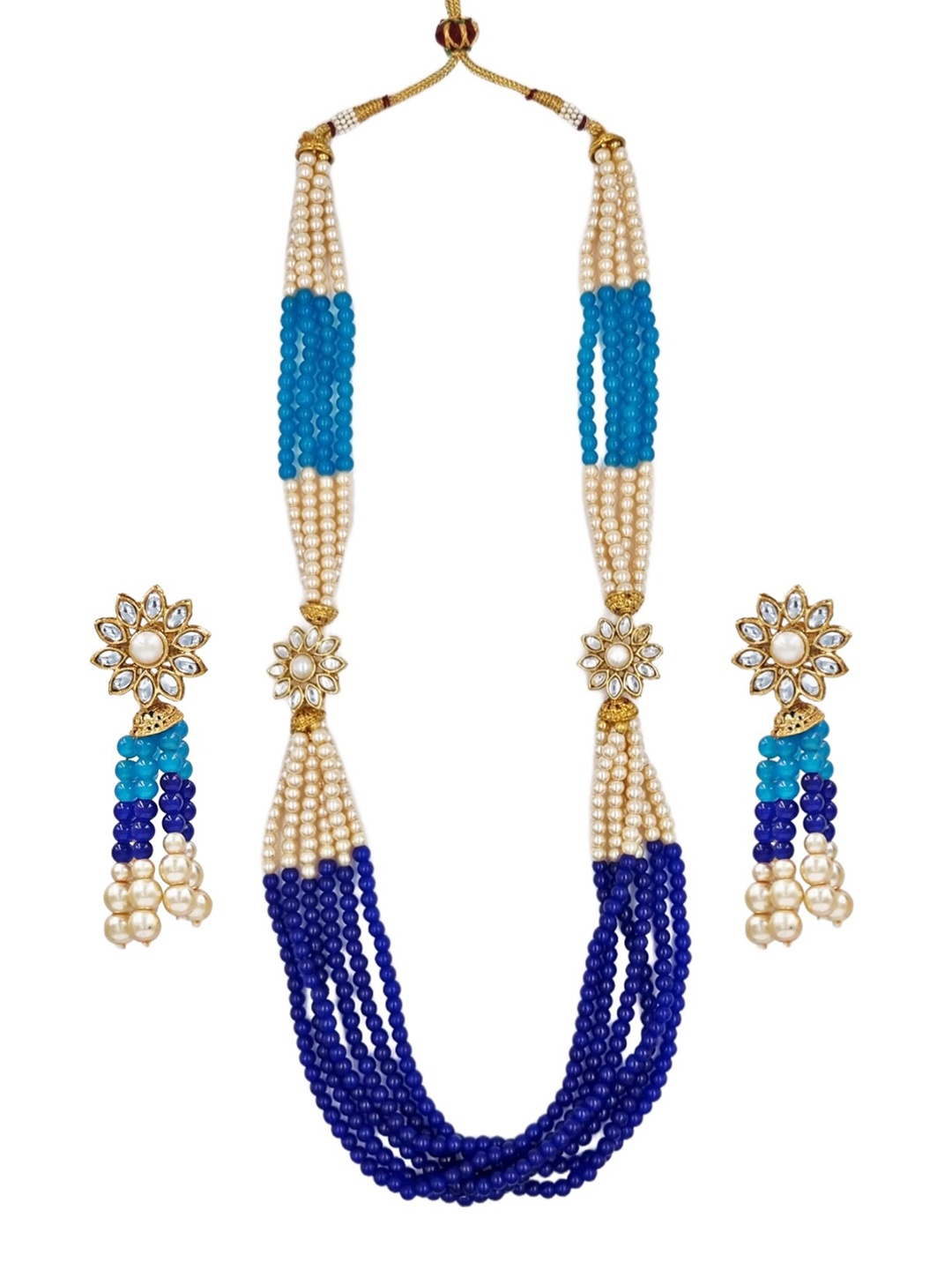 

Anouk Gold-Plated Kundan-Studded & Beaded Jewellery Set