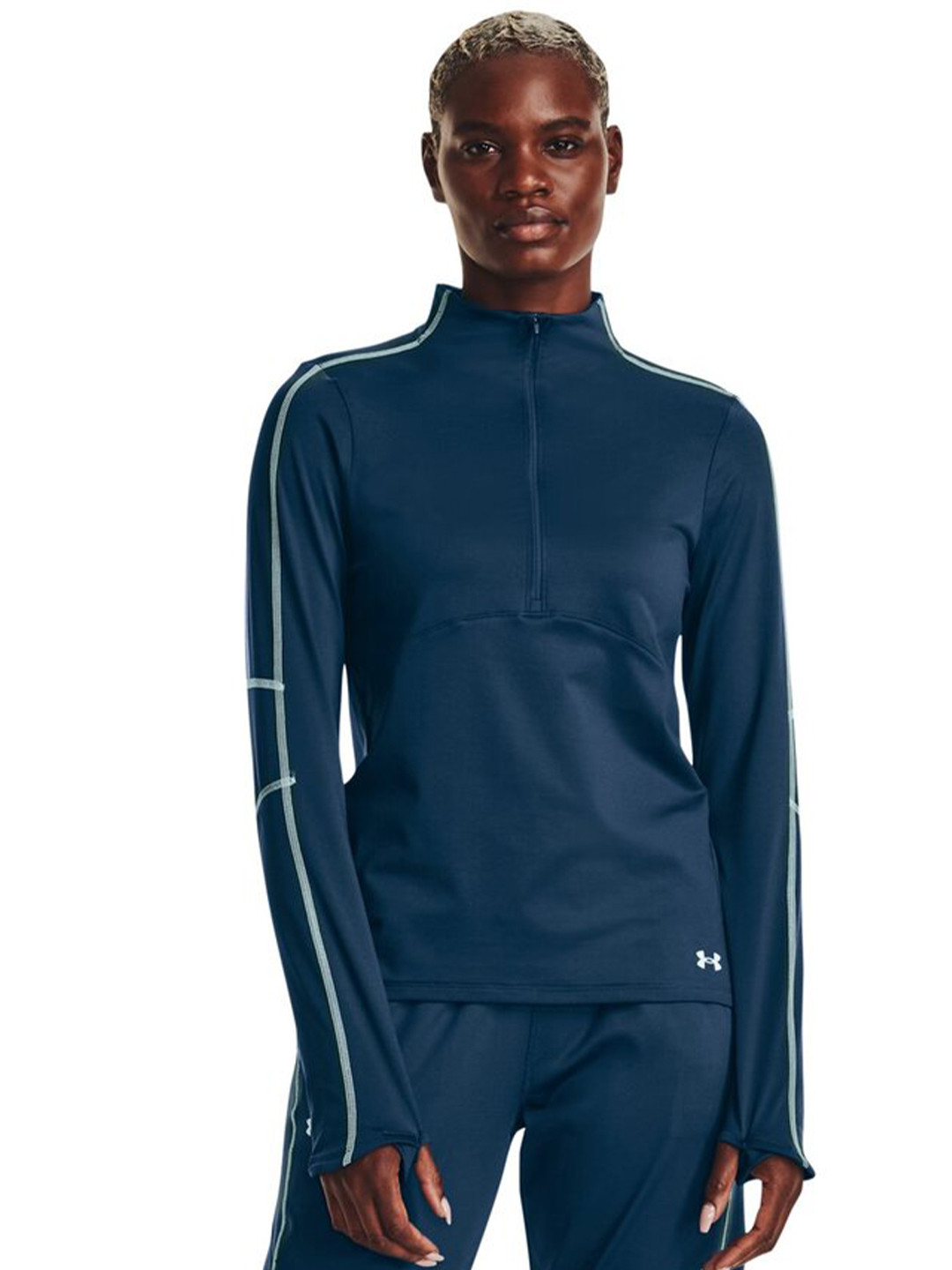 

UNDER ARMOUR UA Train Cold Weather 1/2 Zip T-Shirt, Blue