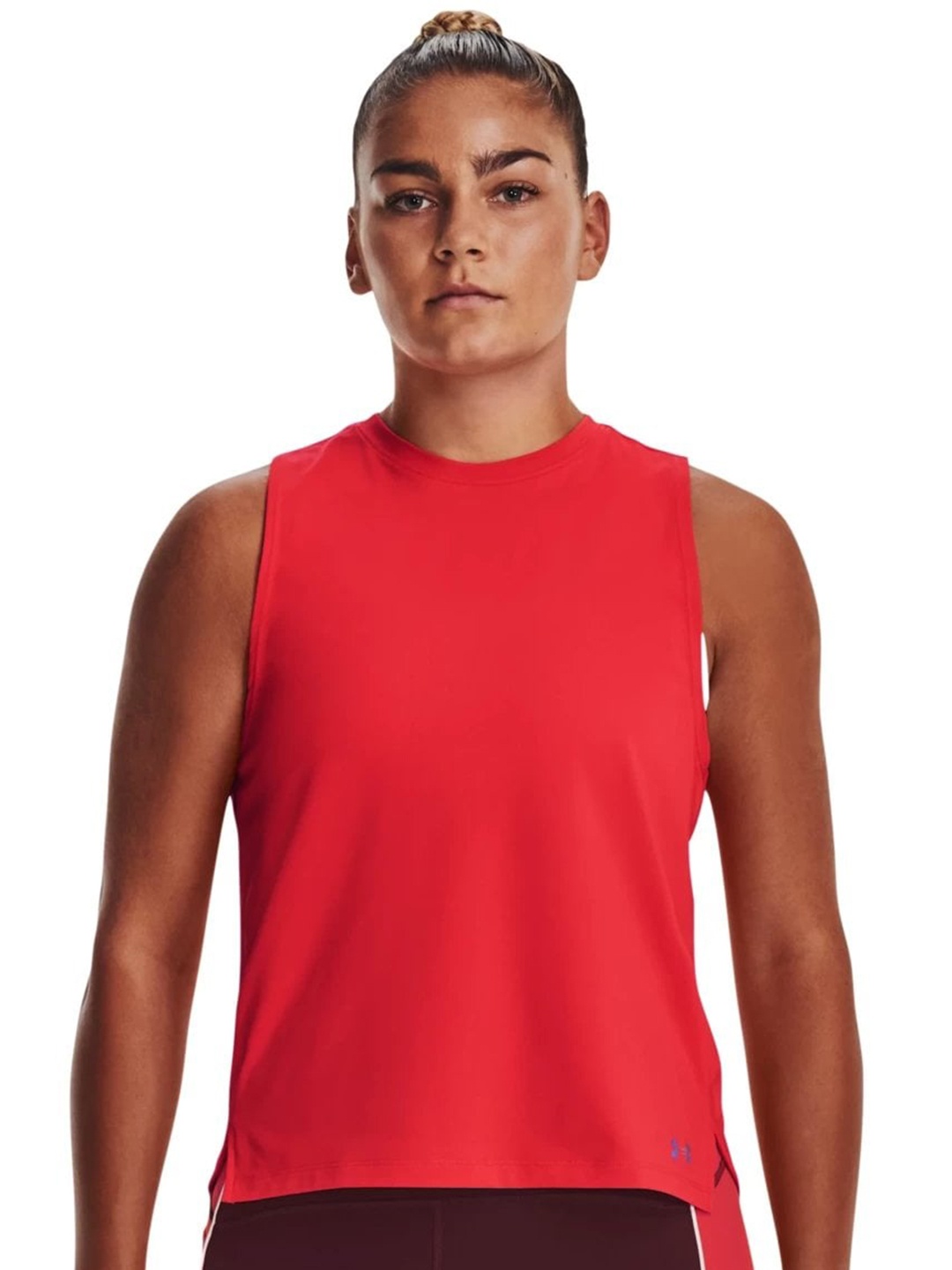 

UNDER ARMOUR Round Neck T-Shirt, Red