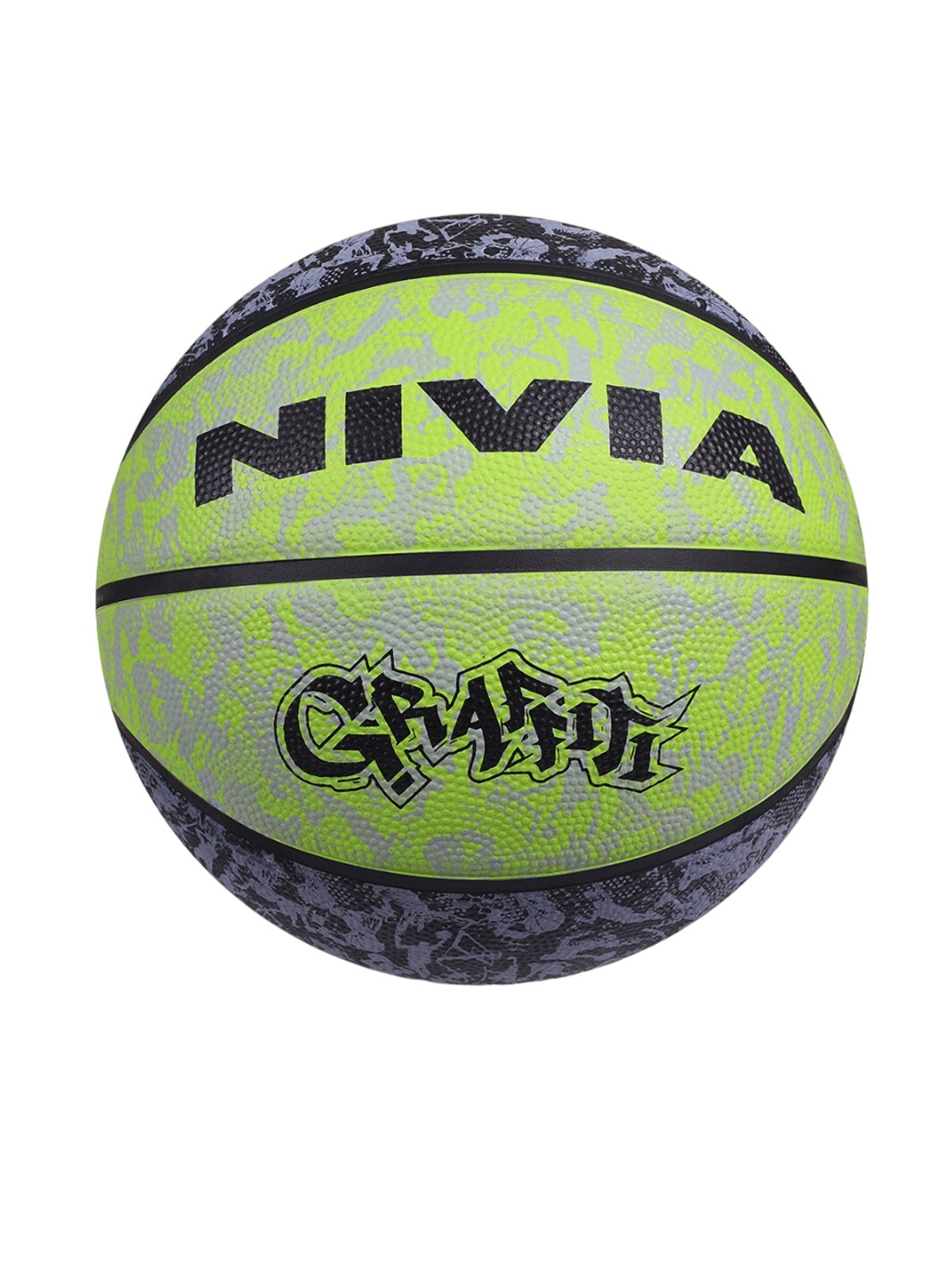 

Nivia Graffiti Rubber Moulded Basketball, Green