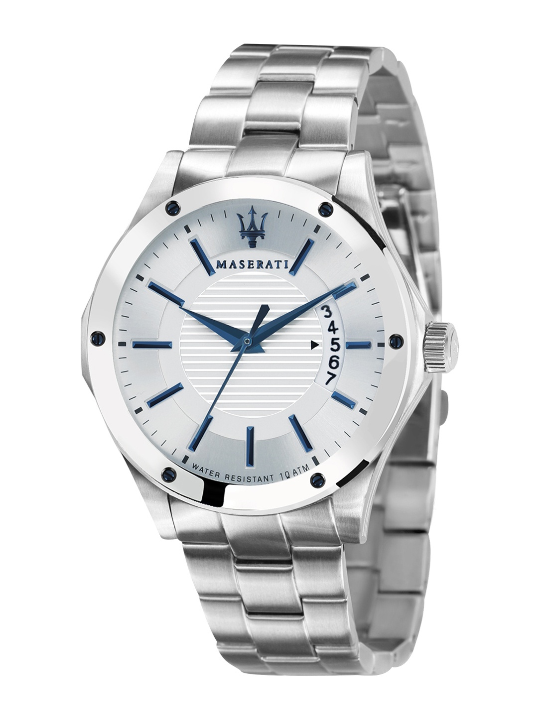 

Maserati Men Silver-Toned Analogue Watch