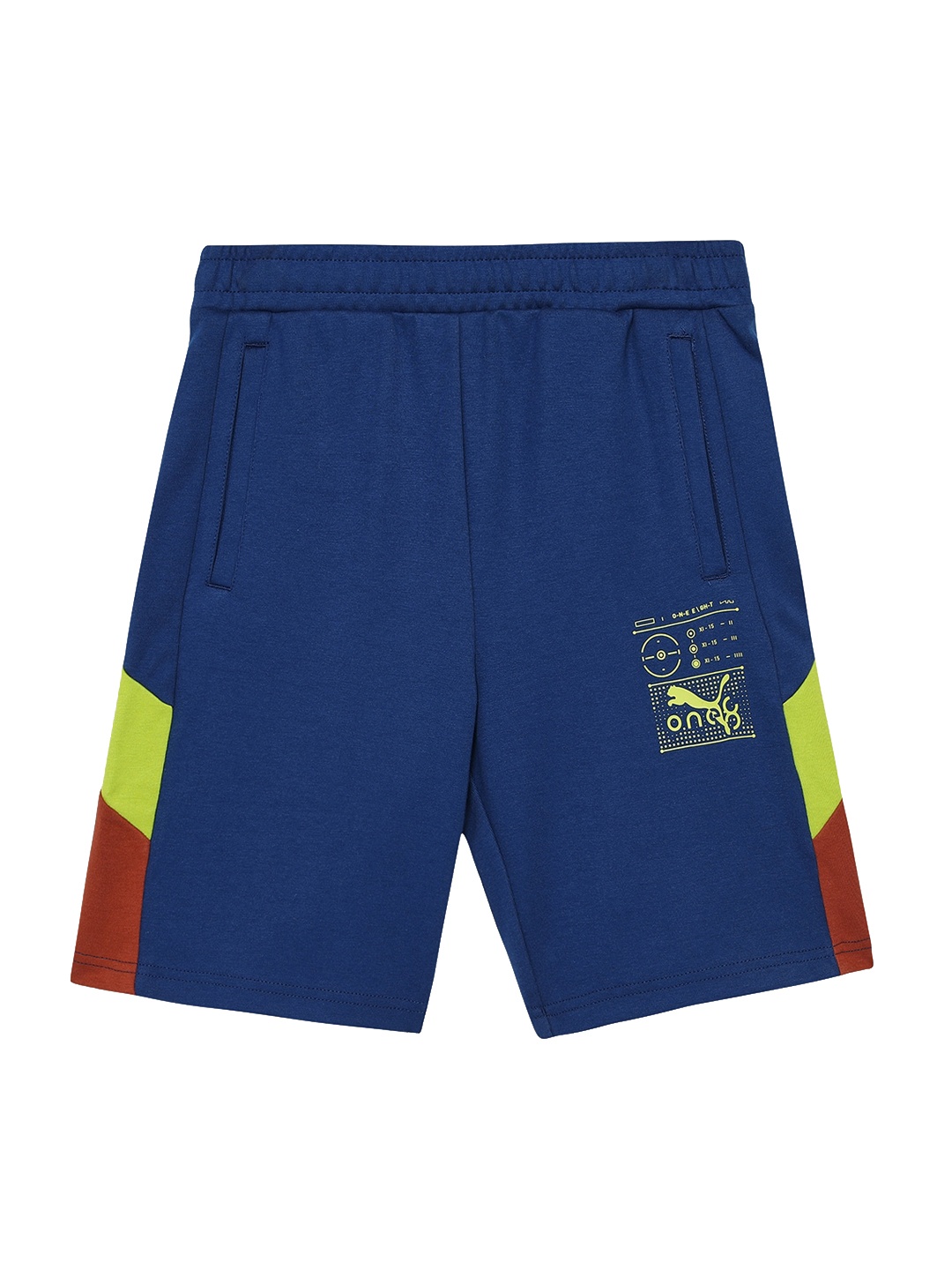 

one8 x PUMA Boys Blue Outdoor Sports Shorts