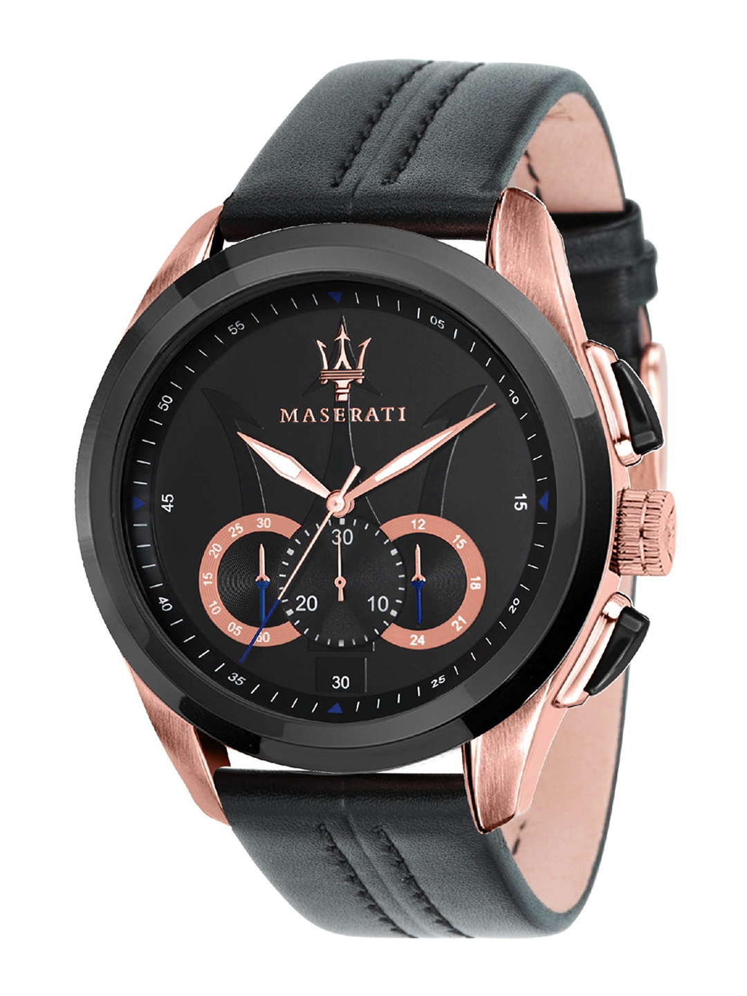 

Maserati Men Black Analogue Watch