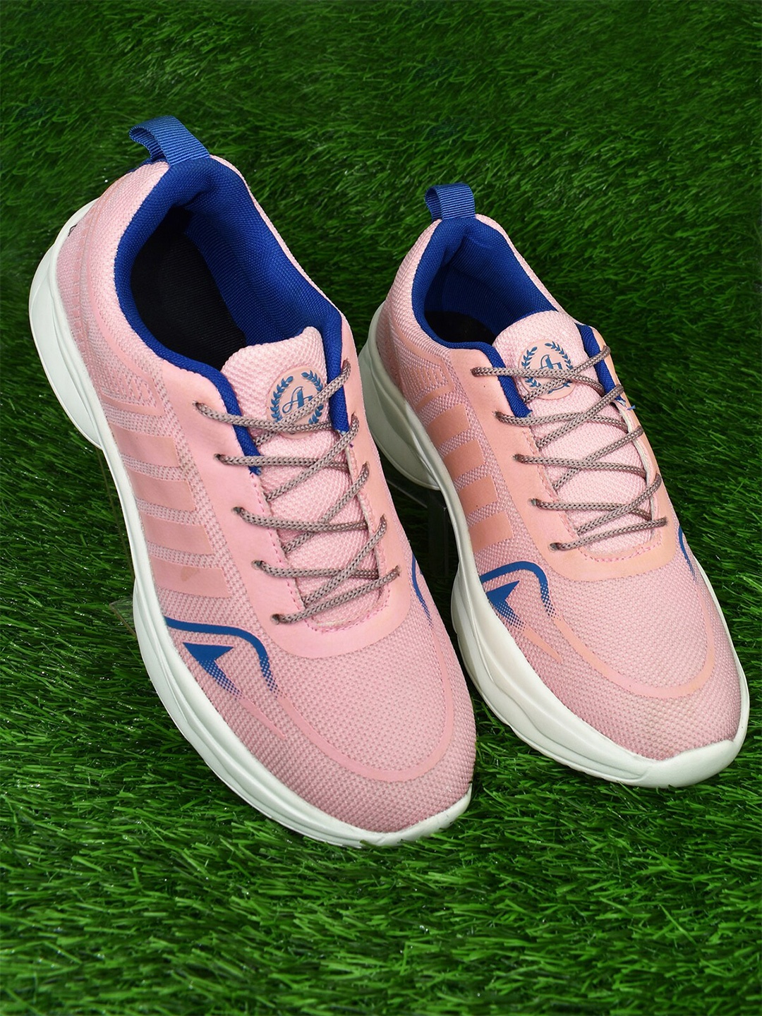 

Ajanta Women Mesh Lace-Up Running Shoes, Pink