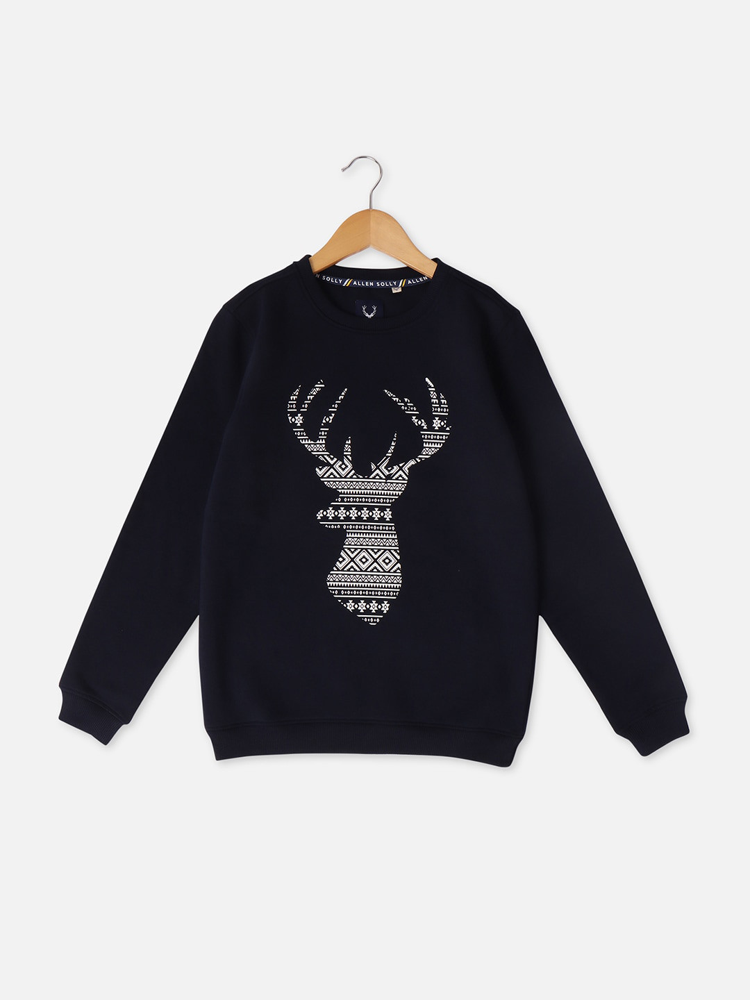 

Allen Solly Junior Boys Graphic Printed Long Sleeves Sweatshirt, Navy blue