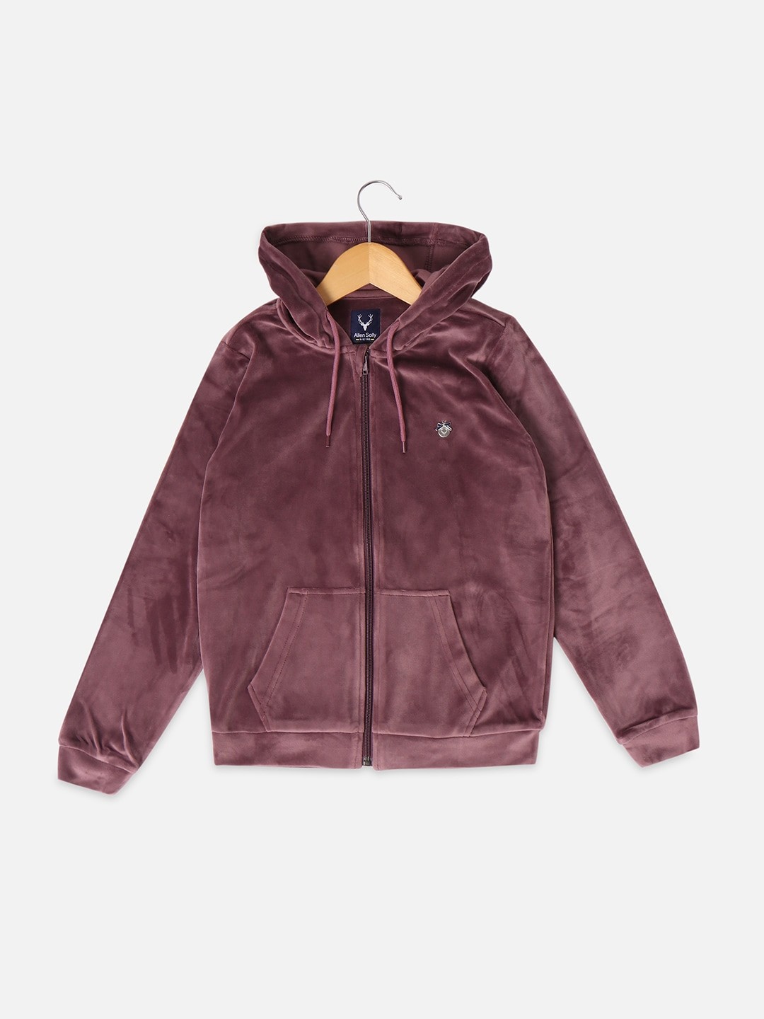 

Allen Solly Junior Girls Hooded Long Sleeves Sweatshirt, Maroon