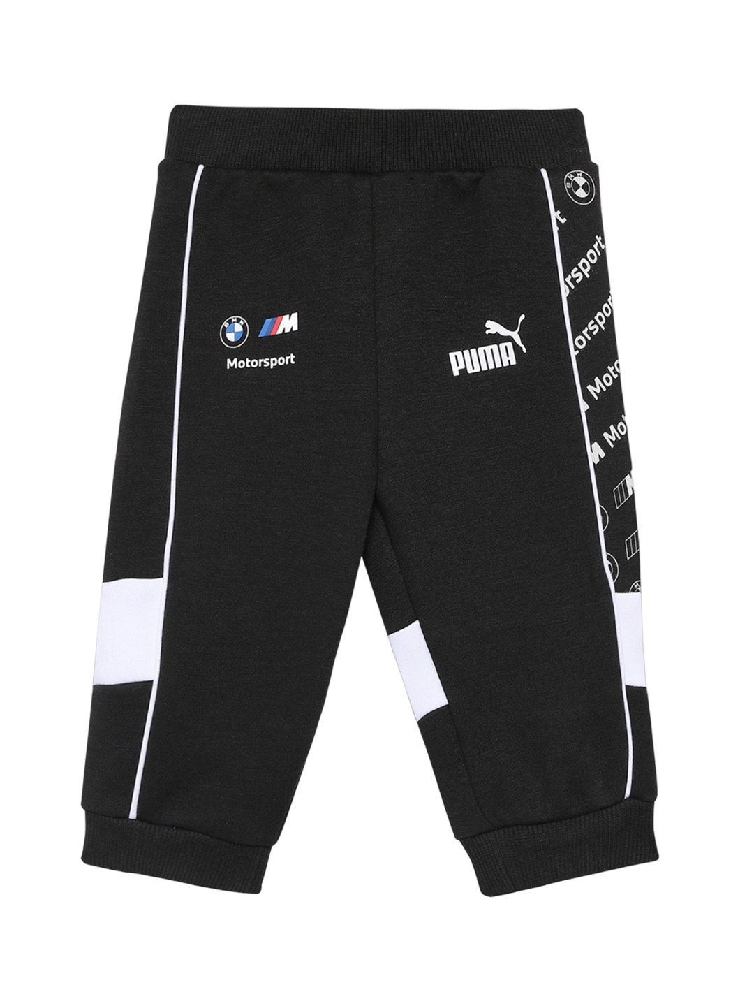 

PUMA Motorsport Infants Brand Logo Printed Joggers, Black