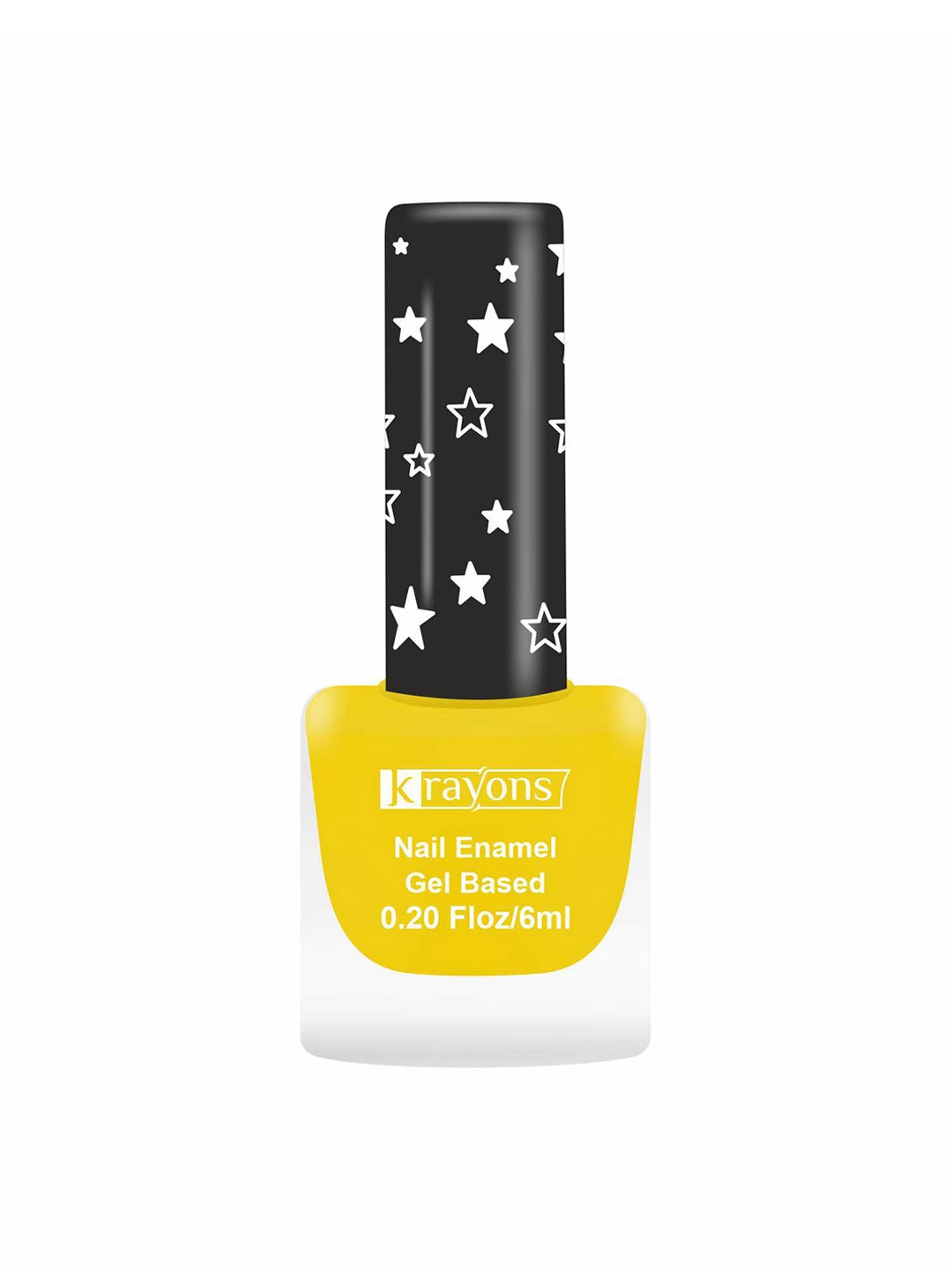 

krayons Cute Super Matte Finish Gel Based Nail Enamel - 6ml - Lemon Yellow Matte 16