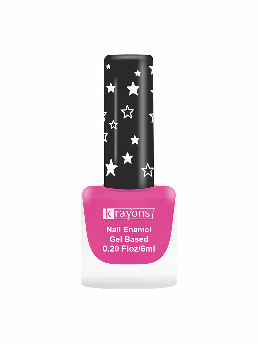 

krayons Super Matte Finish Long Lasting Nail Enamel - 6ml Each - Hot Pink Matte SM04