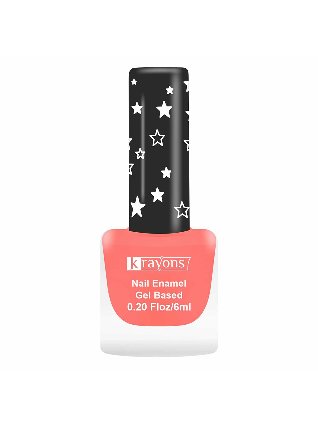 

krayons Cute Super Matte Finish Gel Based Nail Enamel - 6ml - Blossom Peach Matte 01