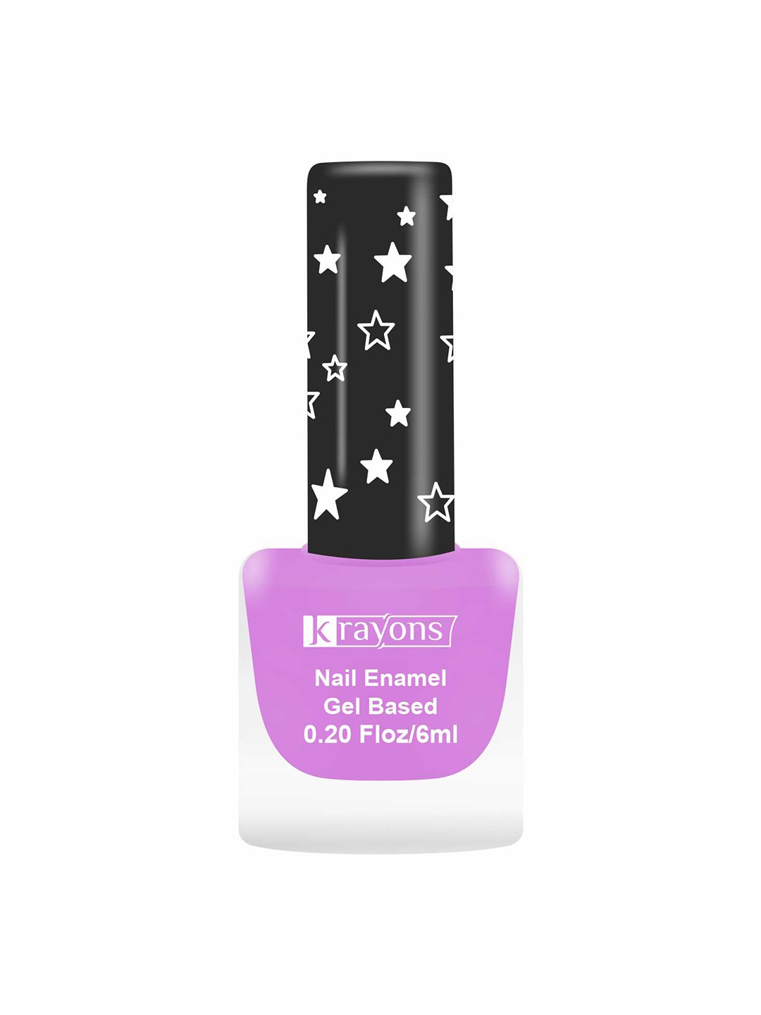 

krayons Cute Super Matte Finish Gel Based Nail Enamel - 6ml - Plum Matte 02, Maroon