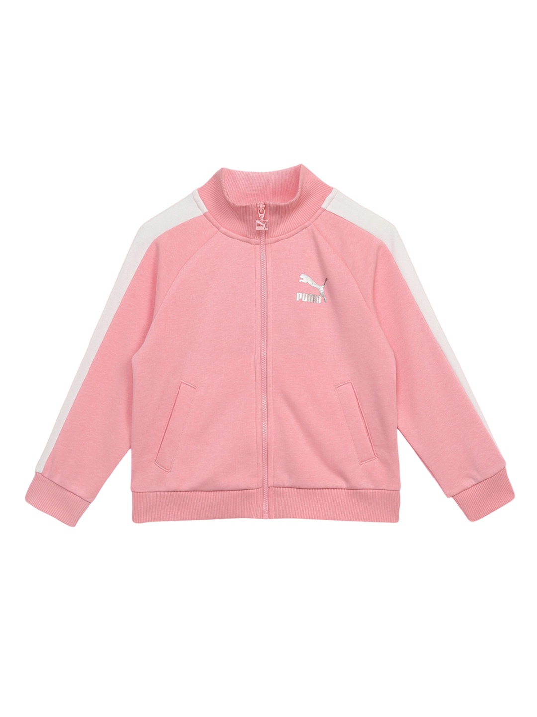 

Puma Girls Flower Graphic Knitted Sporty Jacket, Pink