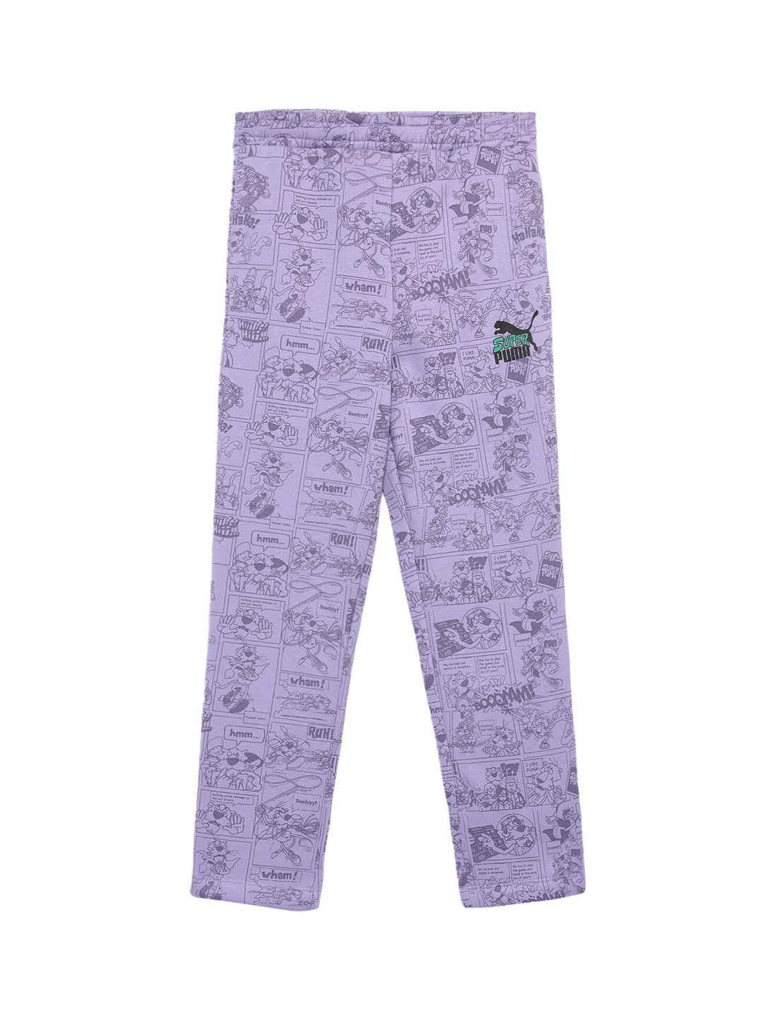 

Puma Girls Super AOP Cotton Track Pants, Violet