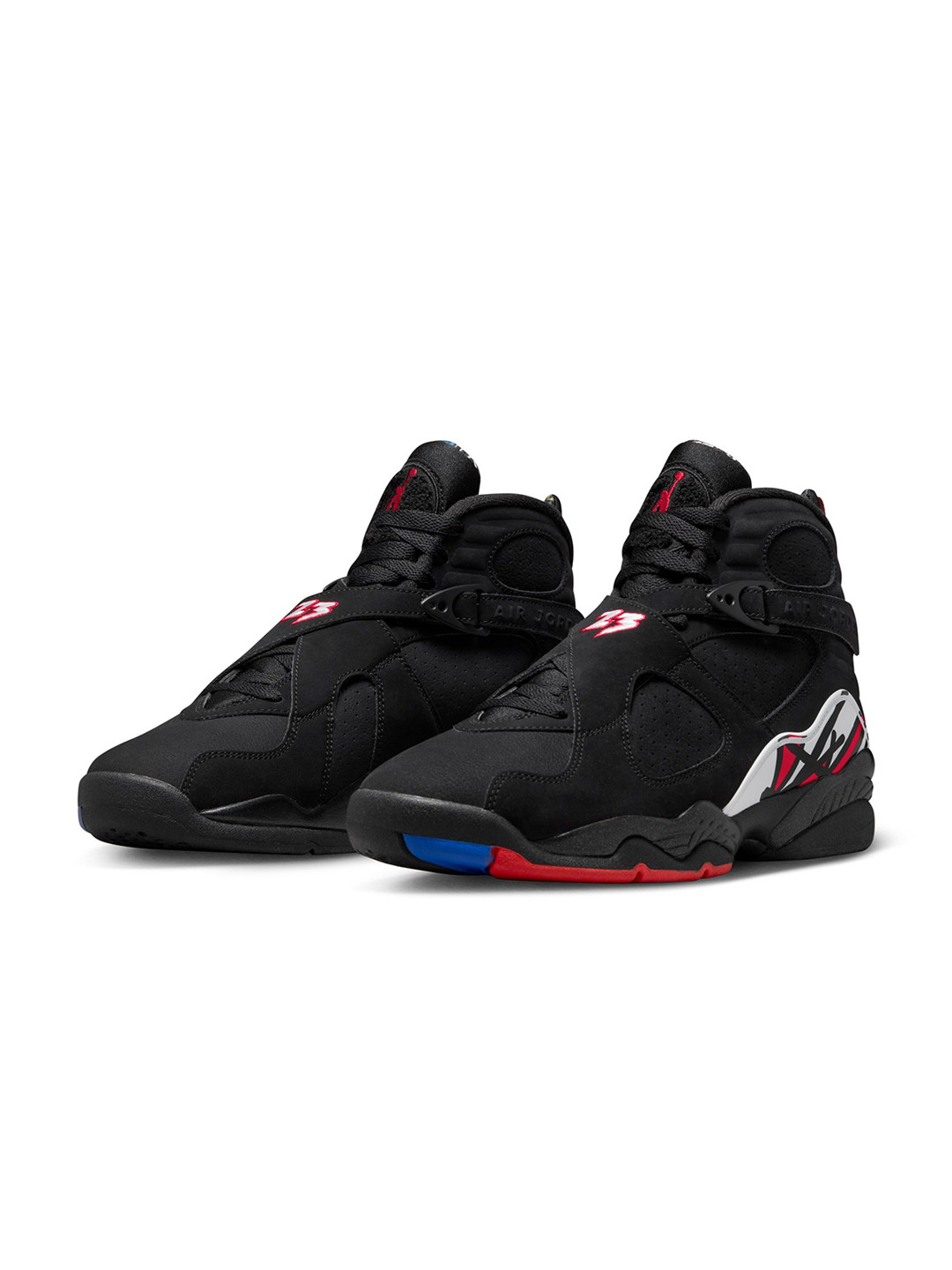 

Nike Men Air Jordan 8 Retro Sneakers, Black