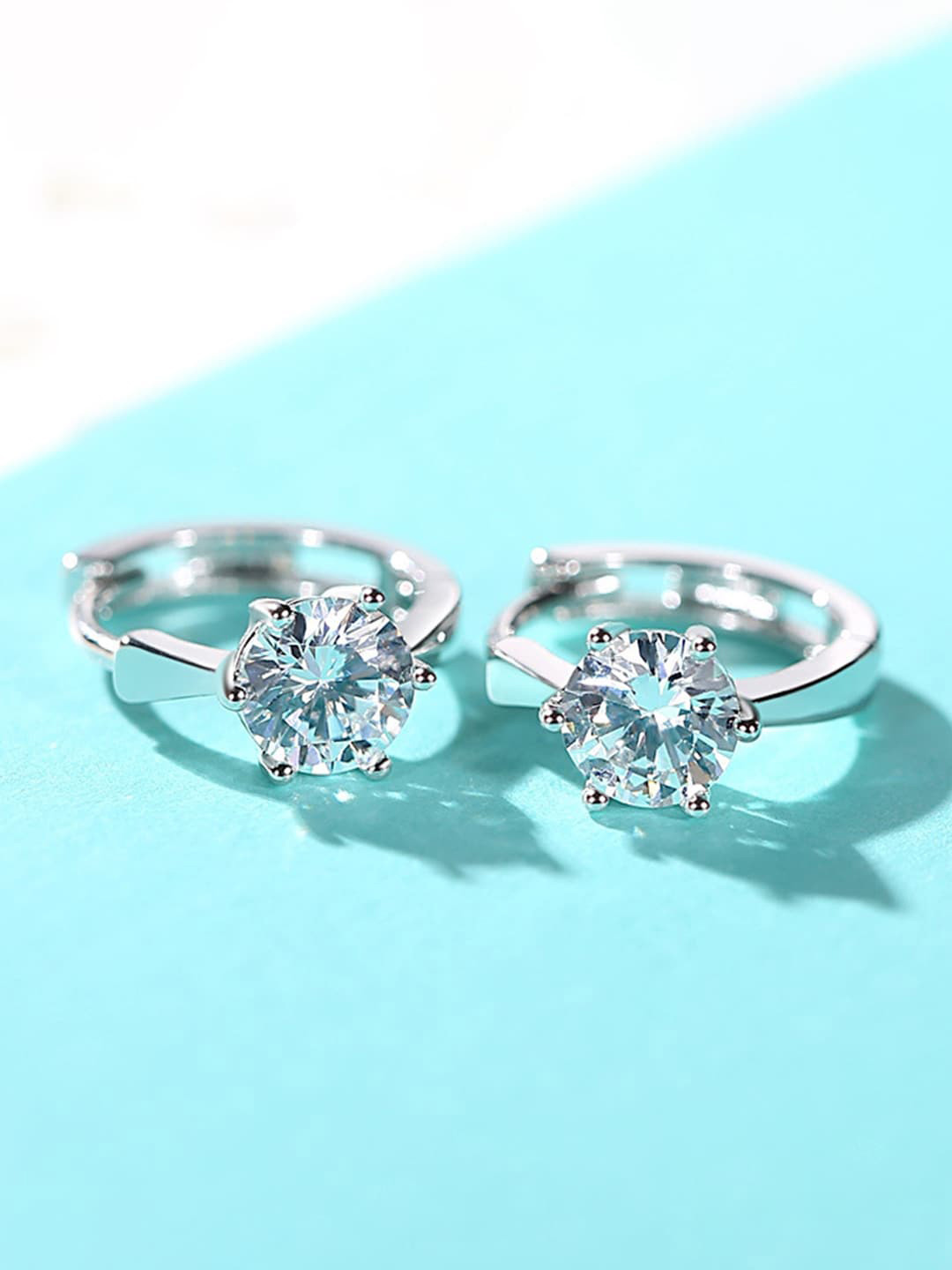 

Jewels Galaxy Silver-Toned Contemporary Studs Earrings