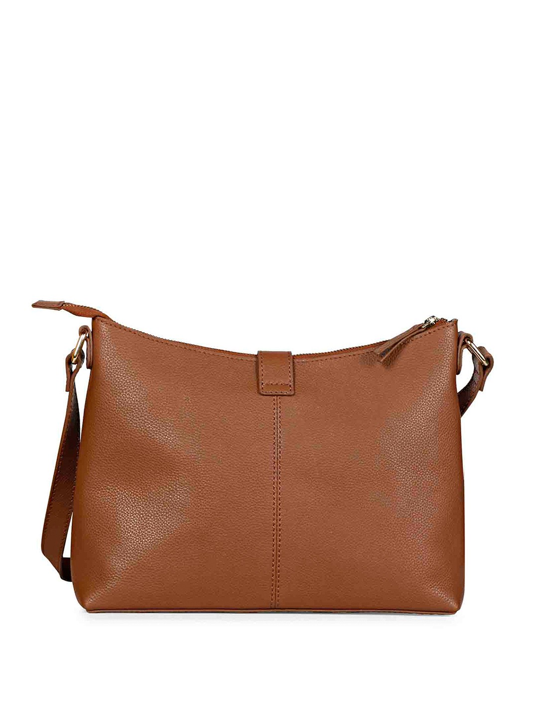 

Favore Leather Structured Sling Bag, Brown