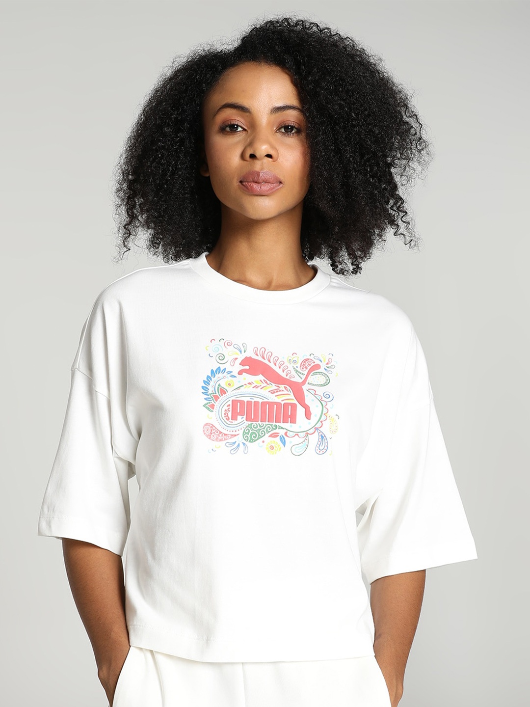 

Puma Classic Oversized Tshirts, White