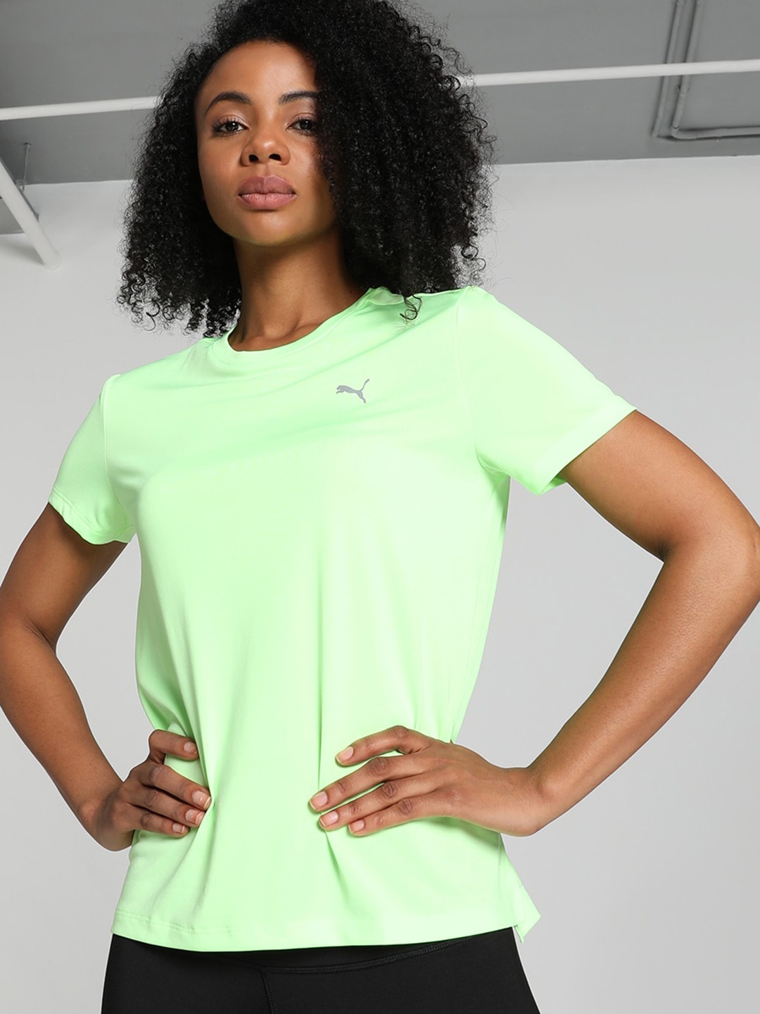 

Puma Round Neck T-Shirt, Green