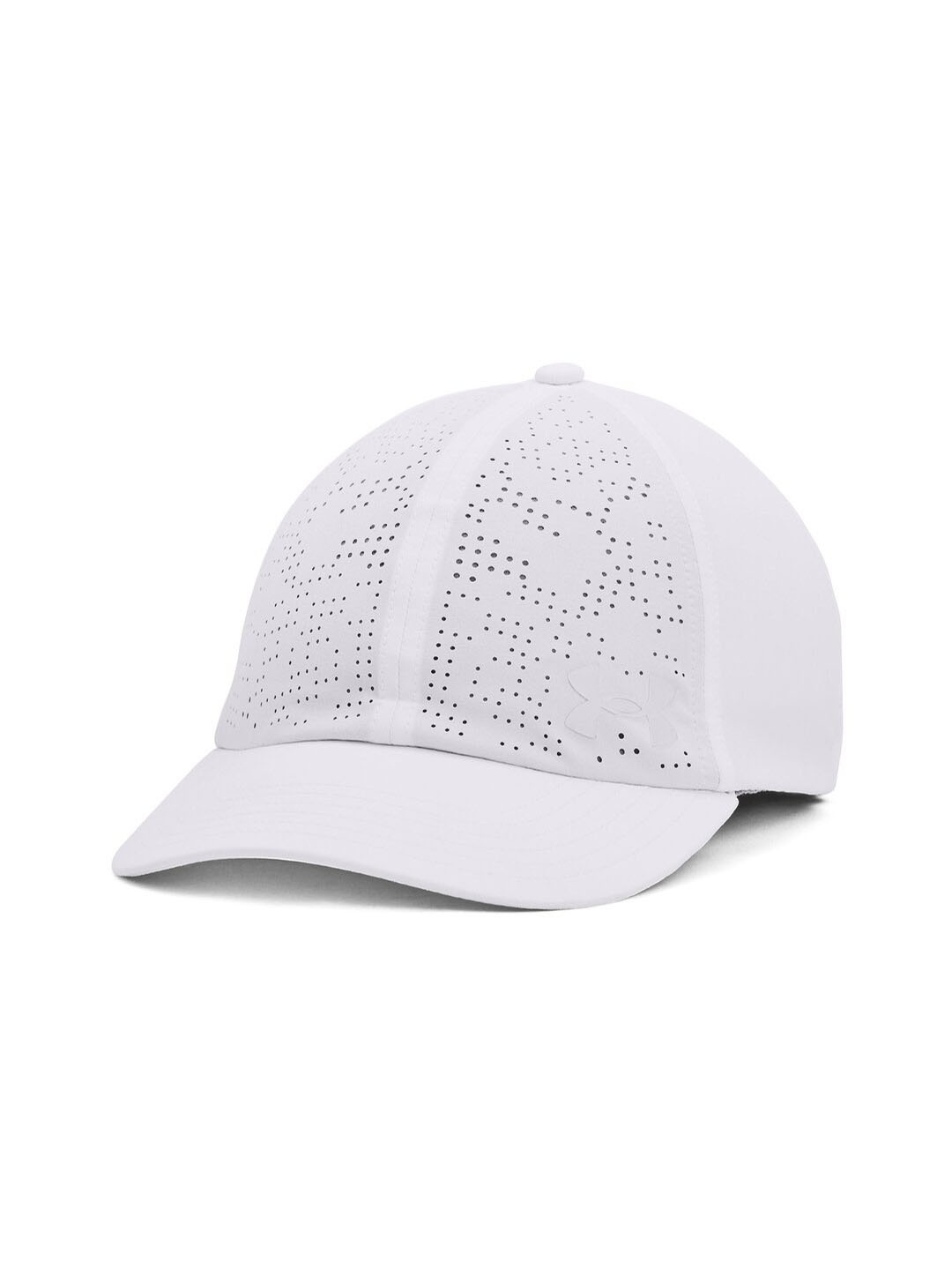 

UNDER ARMOUR Women Self Design Adjustable Baseball Cap, White