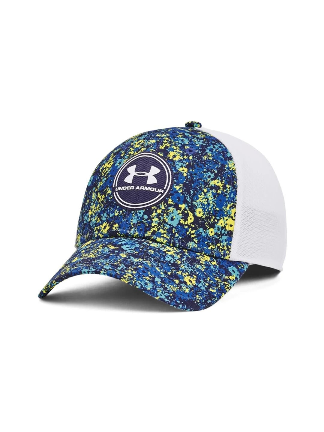 

UNDER ARMOUR Men Printed Iso-chill Driver Mesh Adjustable Cap, White