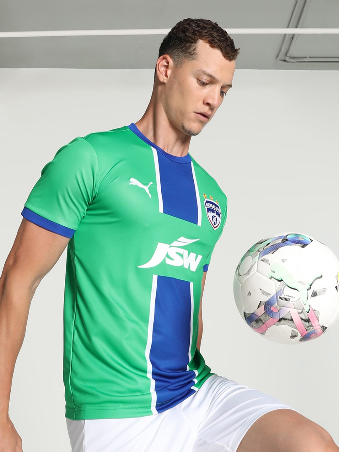 

Puma BFC Third Player Replica Football Jersey T-Shirt, Green