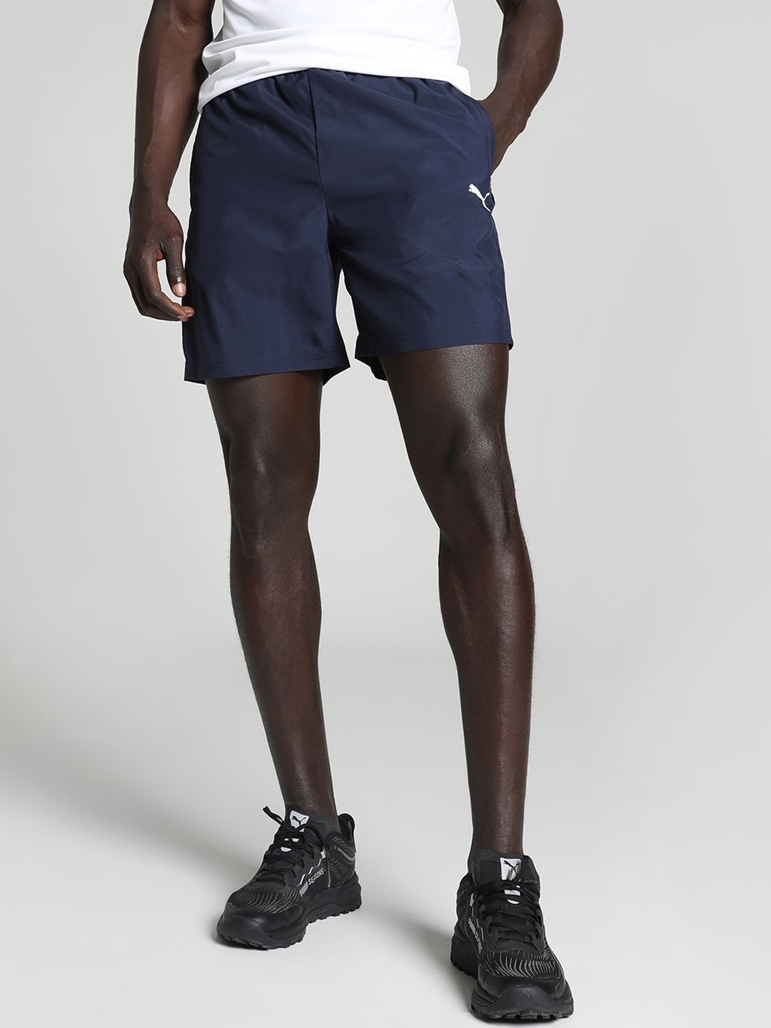 

Puma Men Woven Cotton Shorts, Navy blue