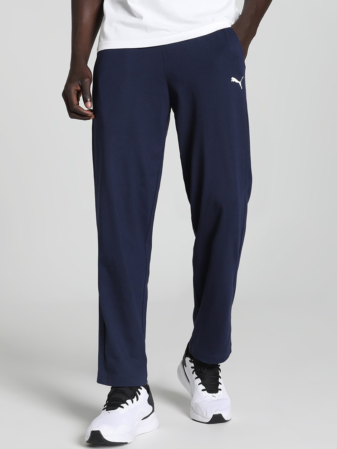 

Puma Men Cotton Track Pants, Navy blue