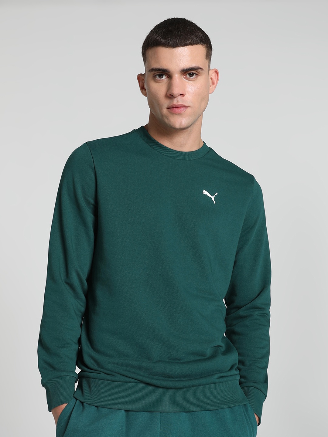 

Puma Crew Regular Fit Sweatshirt, Green