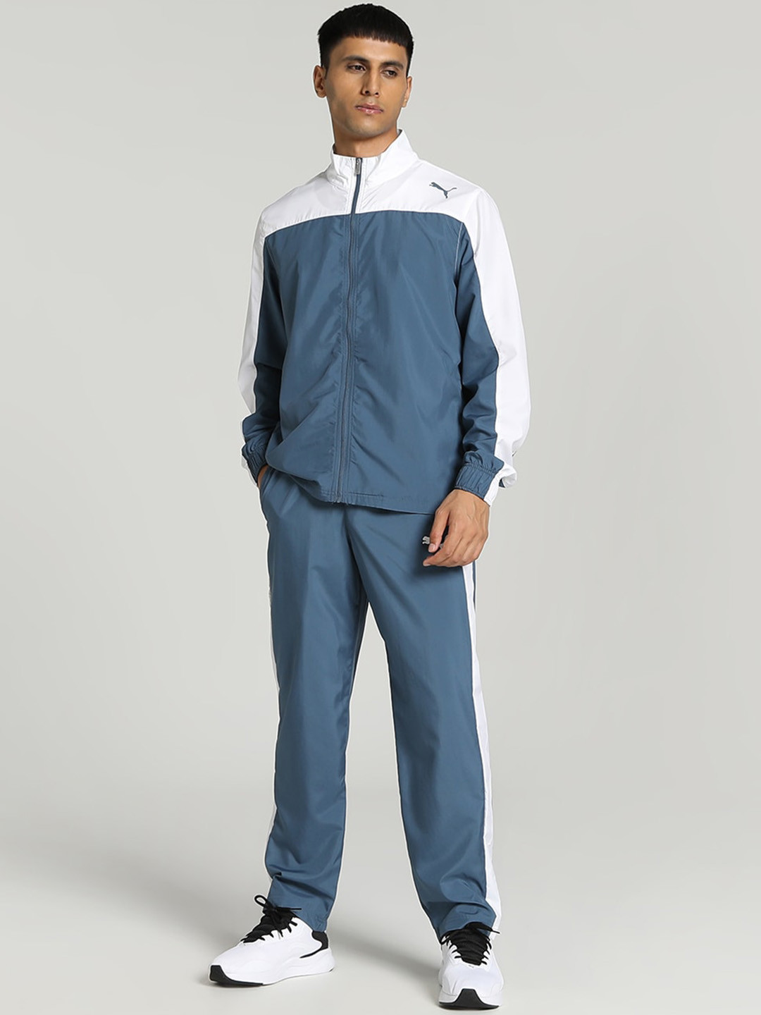 

Puma Men Train Favorite Colourblocked Tracksuit, Blue