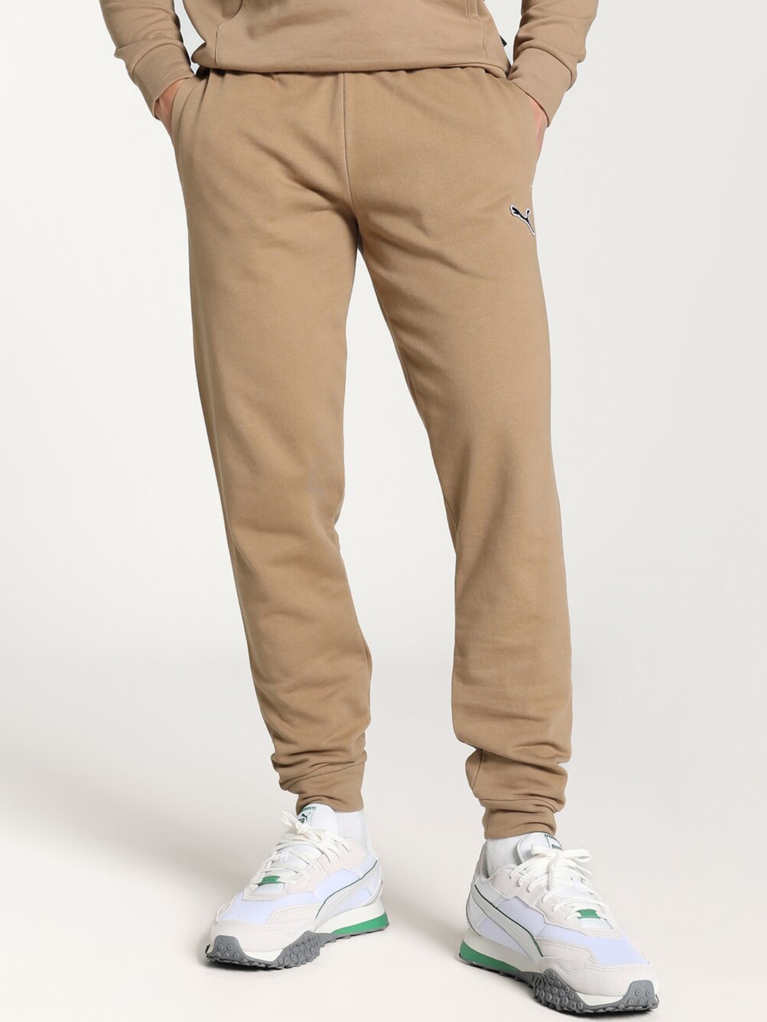 

Puma Men Cotton Joggers, Beige