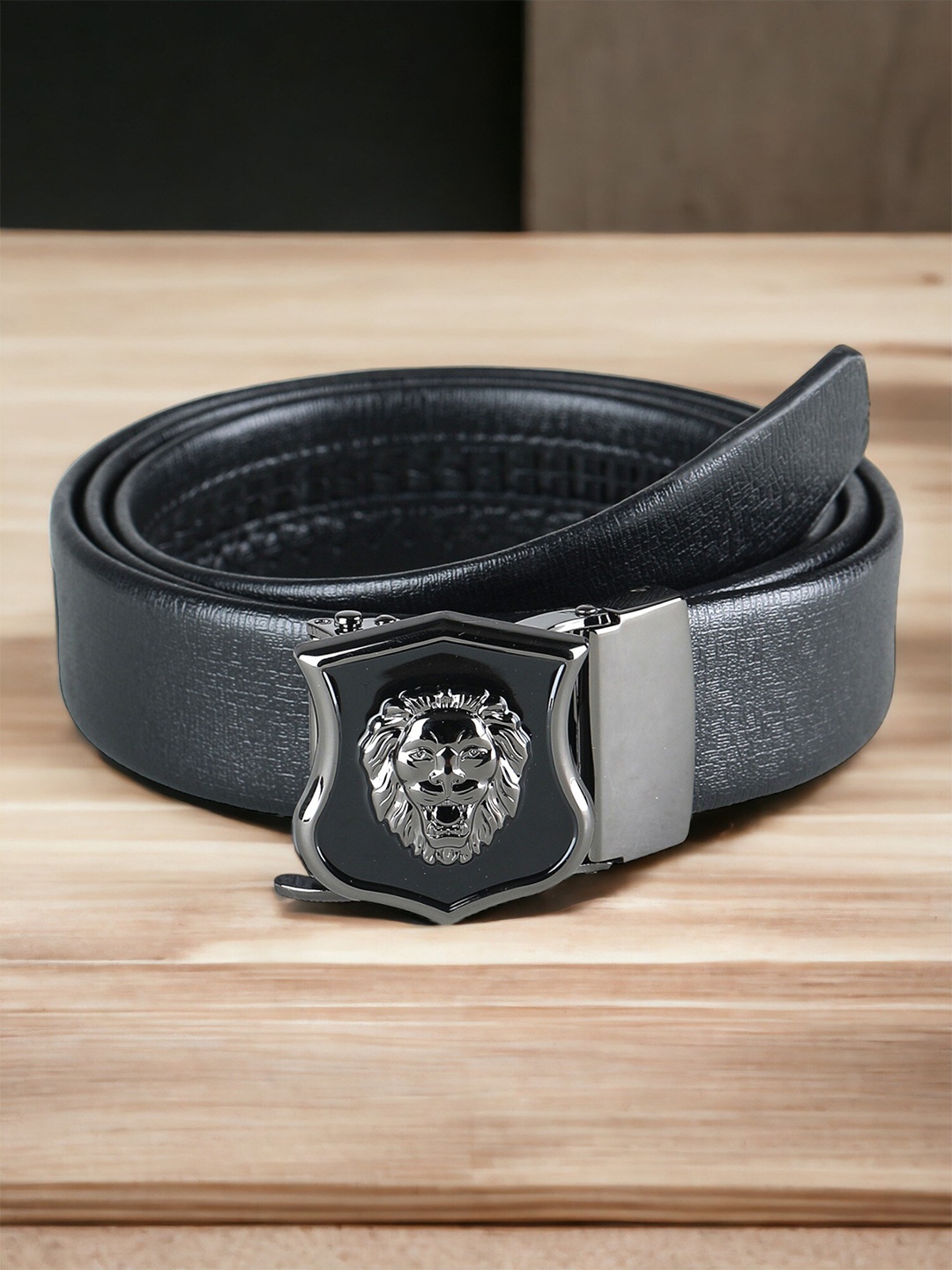 

The Roadster Lifestyle Co. Men Textured Belt, Black