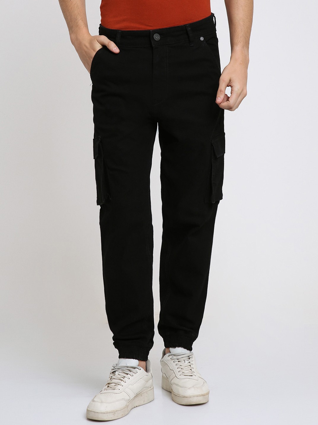 

Dennis Lingo Men Jogger Mid-Rise Stretchable Jeans, Black