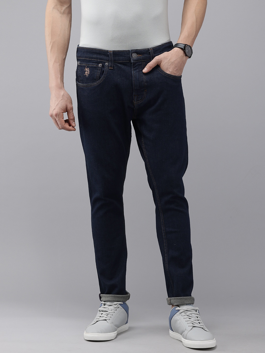 

U.S. Polo Assn. Denim Co. Men Henry Stretchable Jeans, Blue