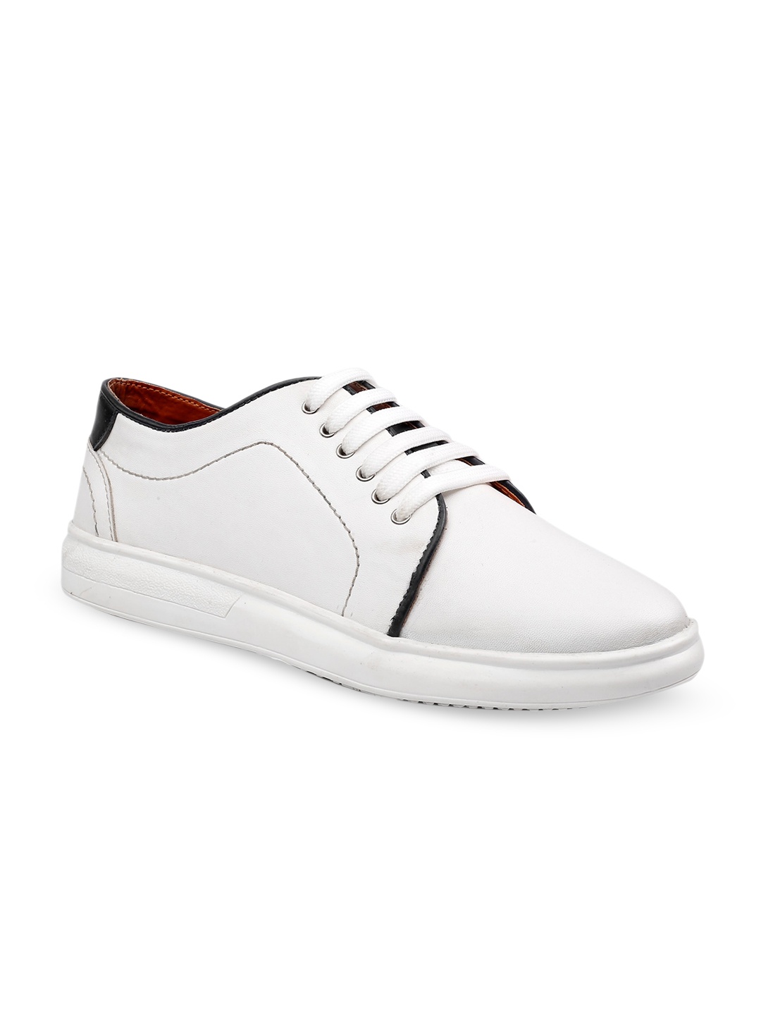 

The Roadster Lifestyle Co. Men White Lightweight Comfort Insole Sneakers