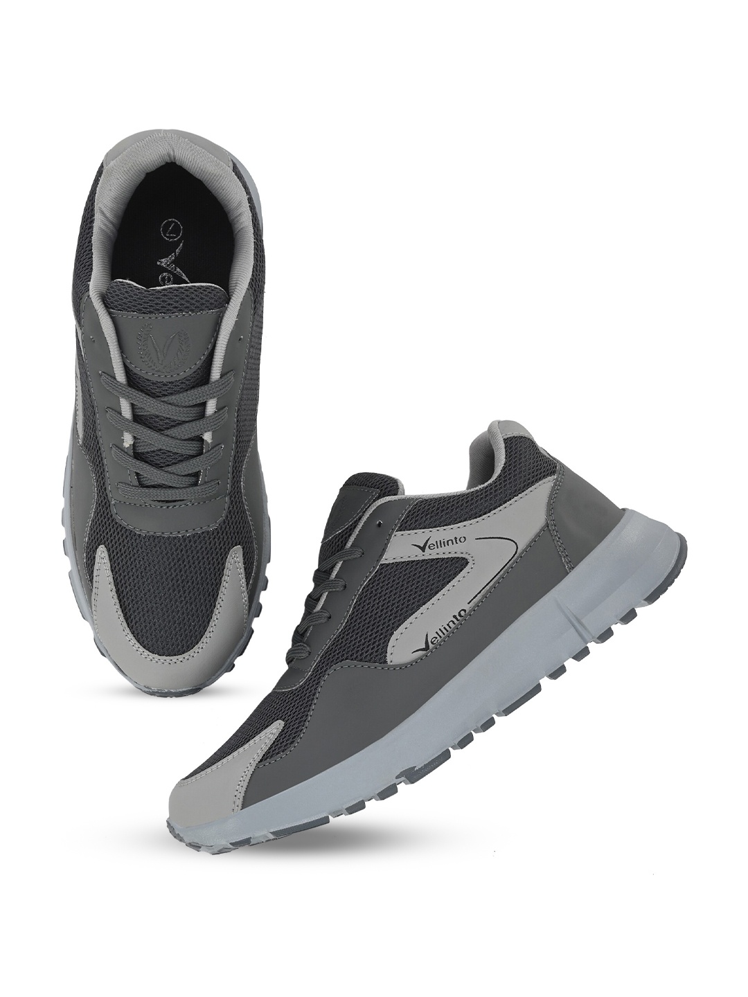 

Vellinto Men JOYSOME Mesh Lightweight Running Shoes, Grey