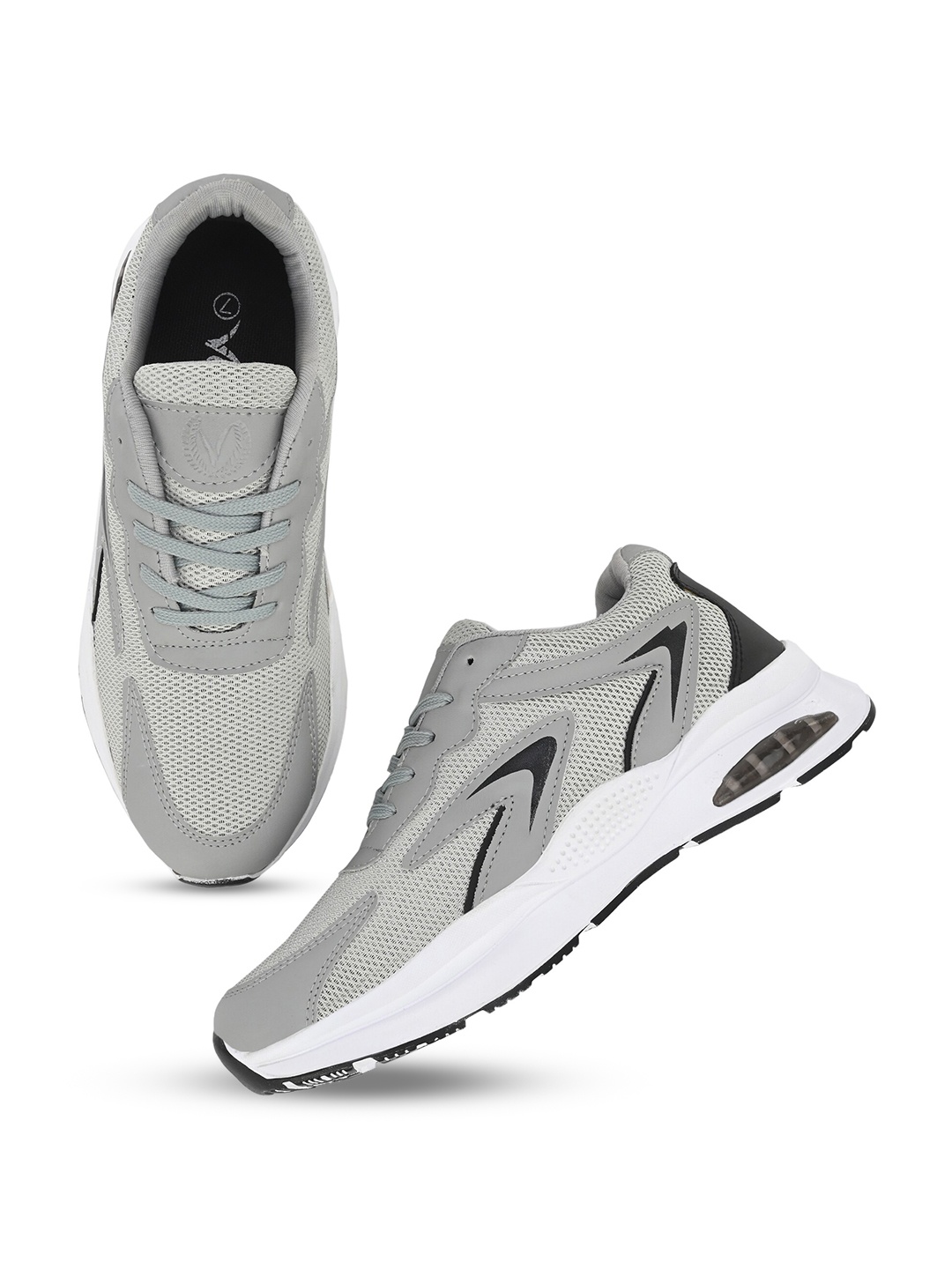 

Vellinto Men HUNK Mesh Lightweight Running Shoes, Grey
