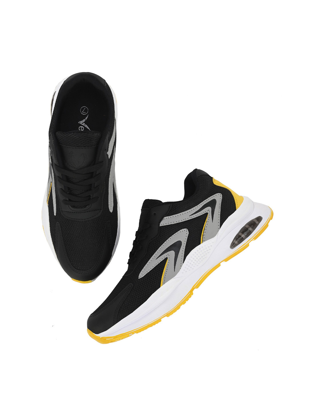 

Vellinto Men HUNK Mesh Lightweight Running Shoes, Black