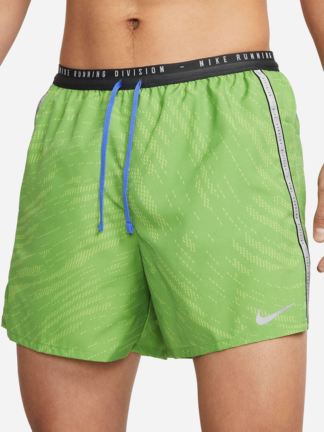 

Nike Men Geometric Printed Dri Fit Sports Shorts, Green