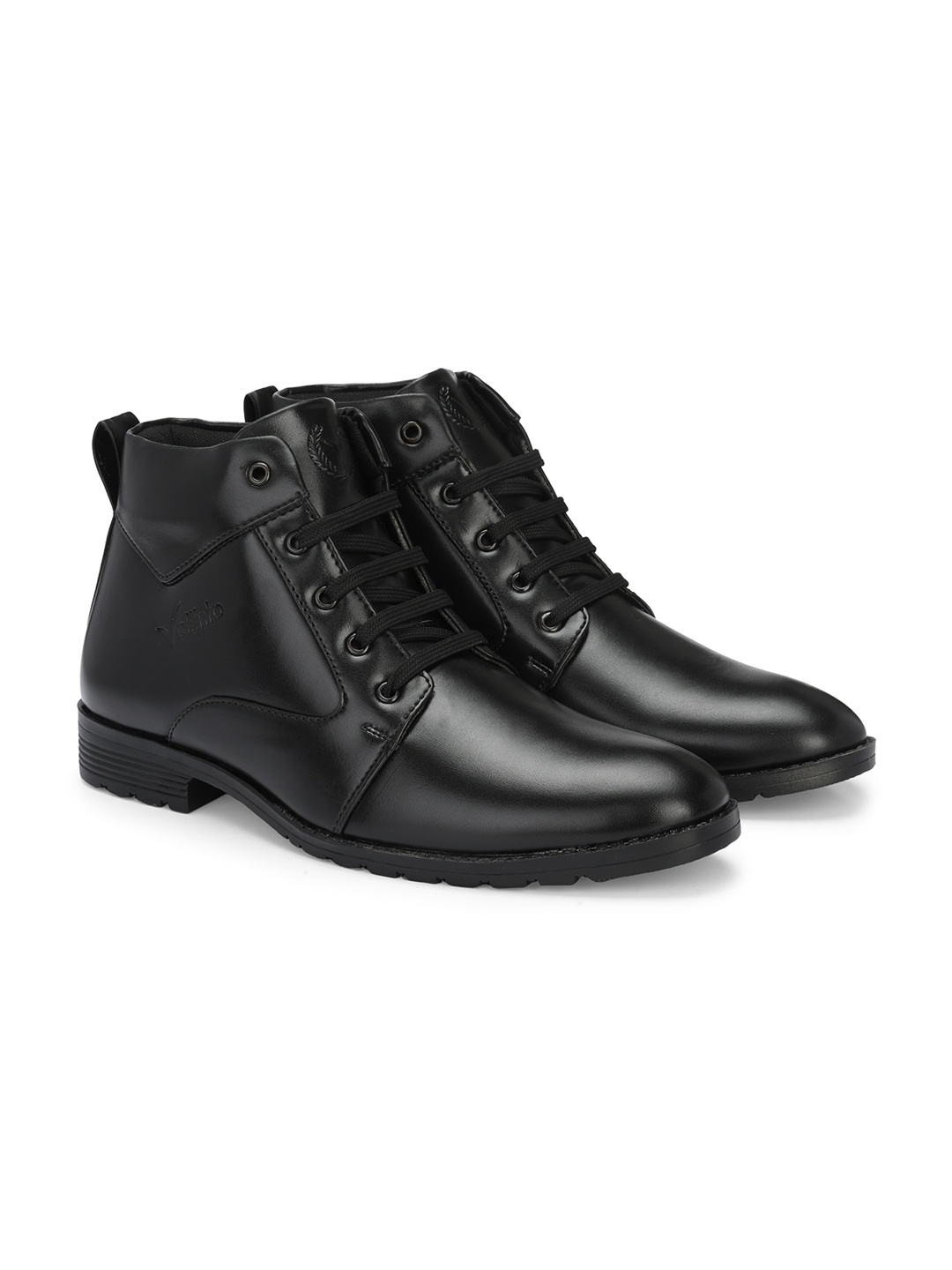 

Vellinto Men Howard Mid-Top Regular Boots, Black
