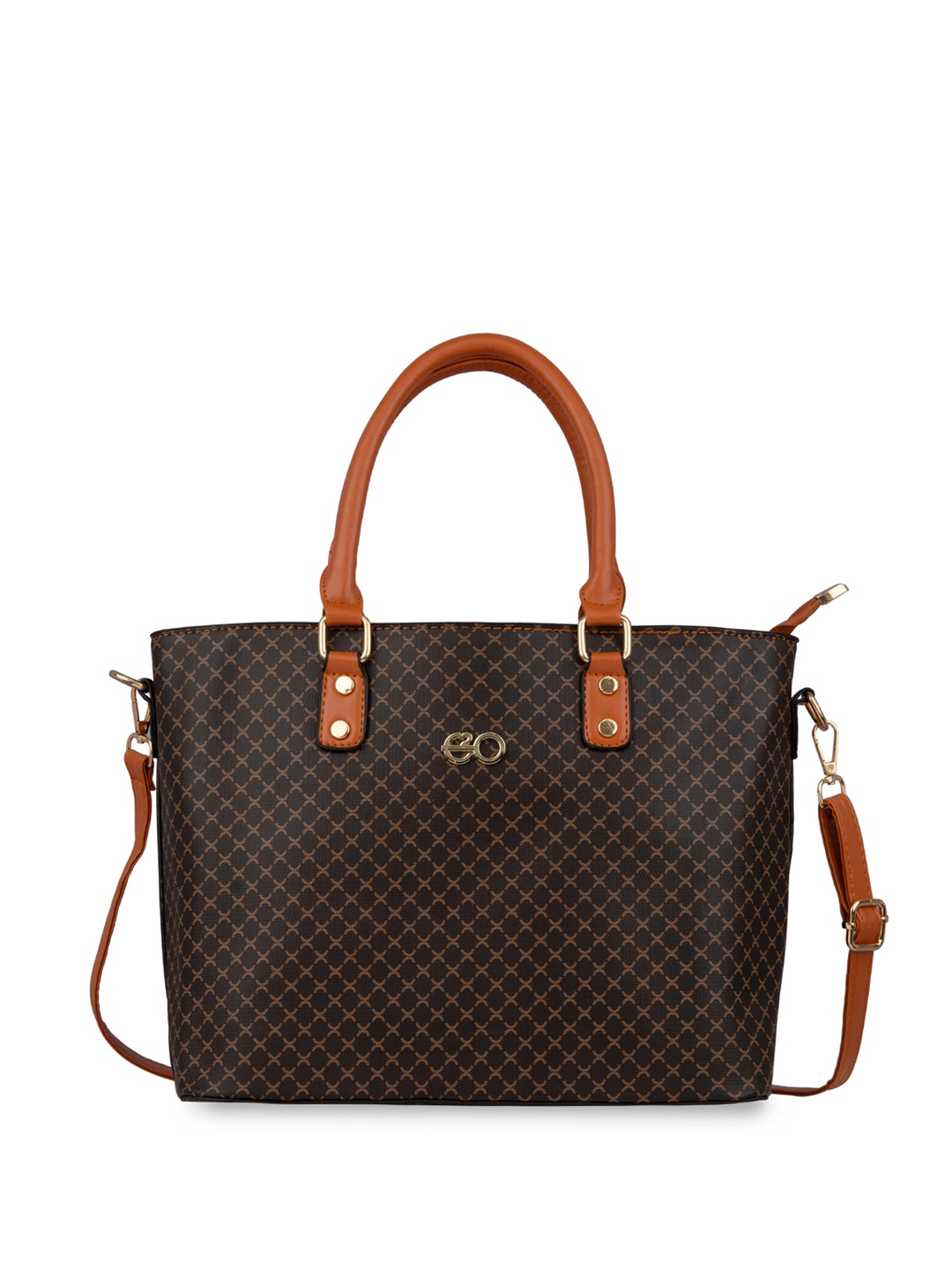 

E2O Shopper Shoulder Bag, Brown
