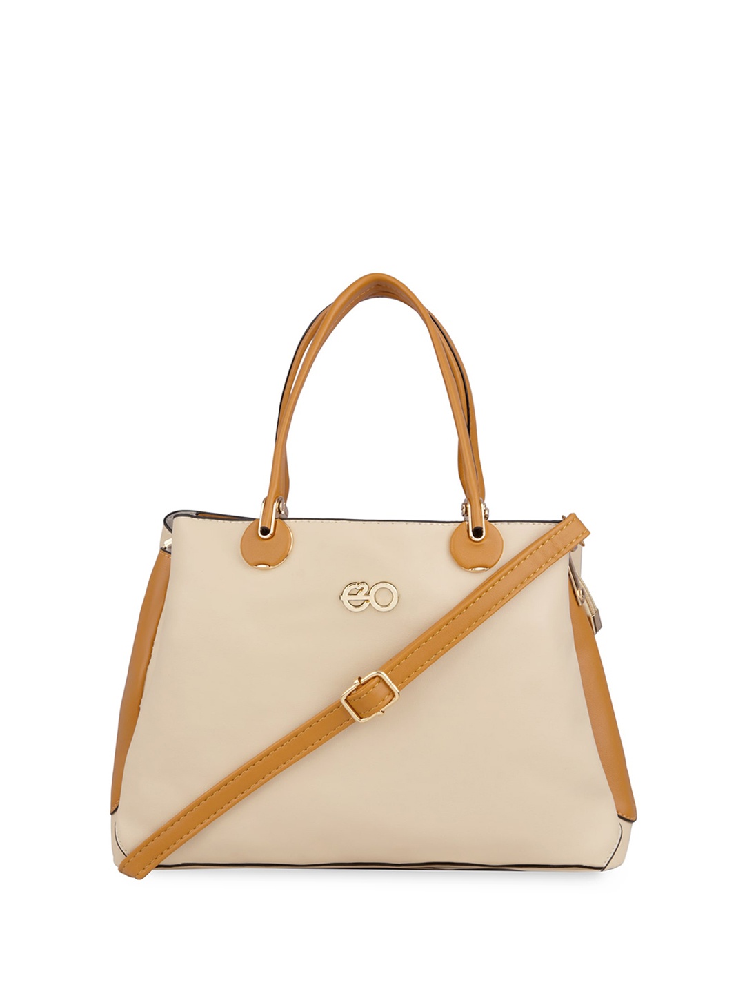 

E2O Structured Handheld Bag, Beige