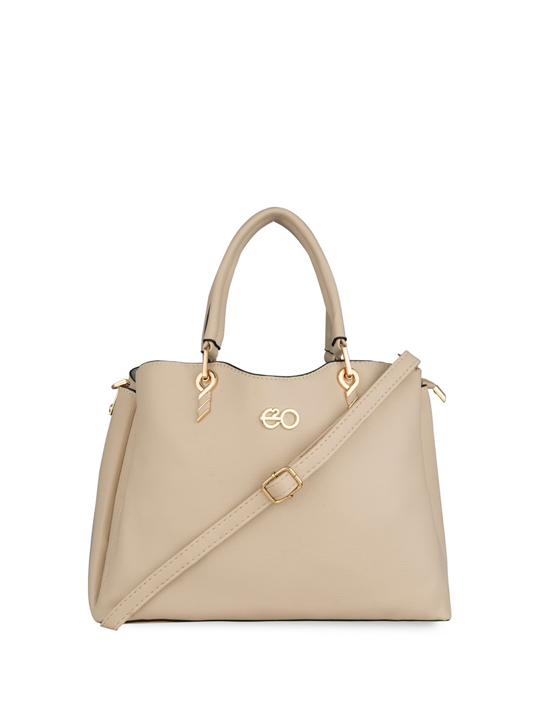 

E2O PU Structured Handheld Bag, Beige