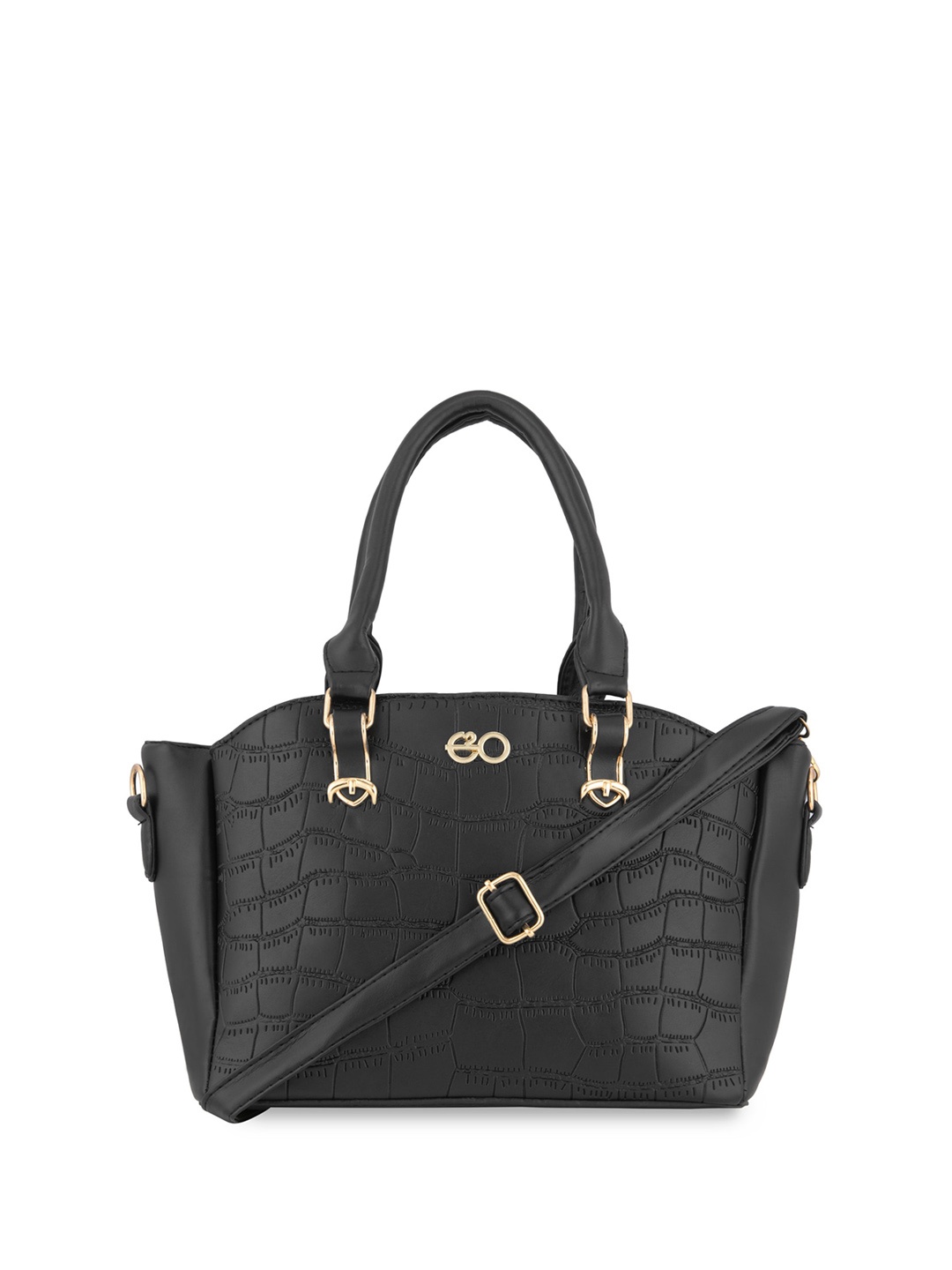 

E2O PU Structured Handheld Bag, Black