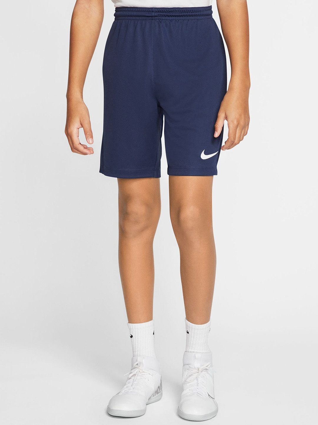 

Nike Kids Mid Rise Dri Fit Shorts, Blue