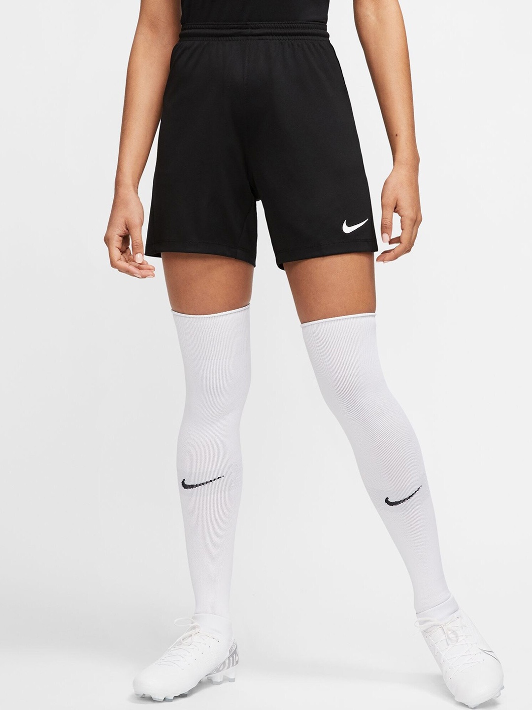 

Nike Women Mid Rise Dri Fit Shorts, Black