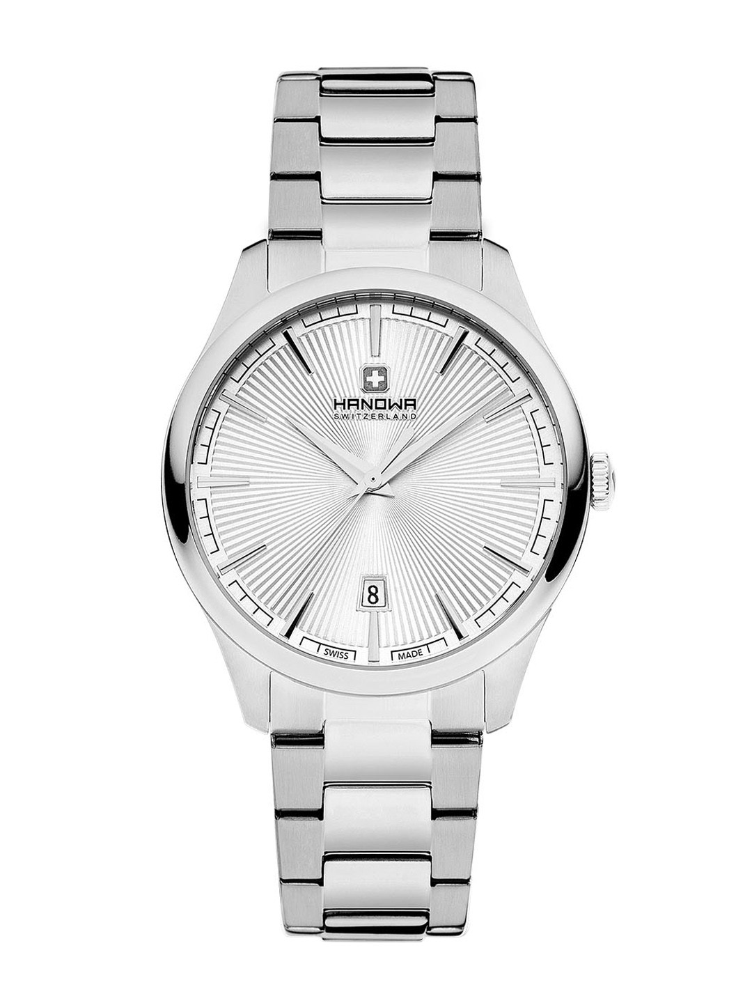 

Hanowa Unisex Stainless Steel Bracelet Style Straps Analogue Watch HAWUH0001702, Silver