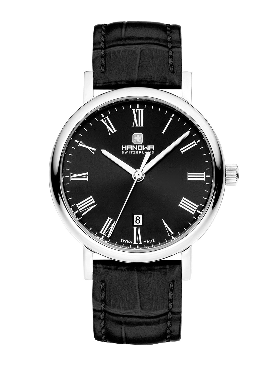 

Hanowa Women Leather Straps Analogue Watch HAWLB0000801, Black
