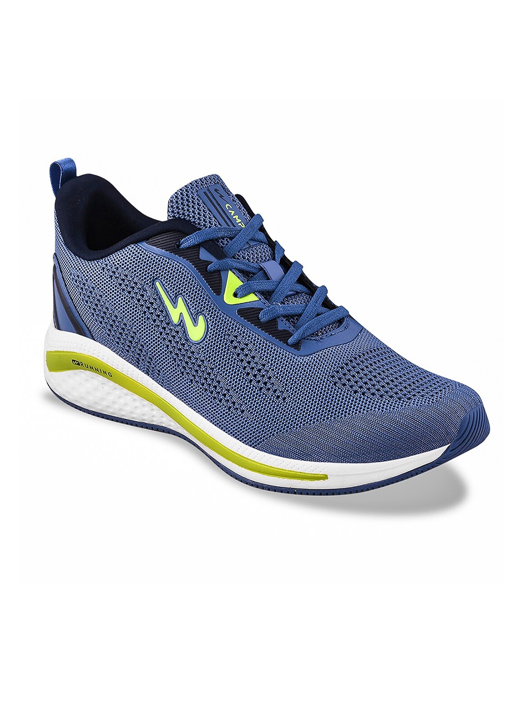 

Campus Men Textile Anti-Slip Design Running Shoes, Blue